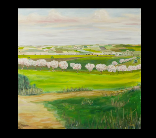 P155: Paisaje con almendros (2016)